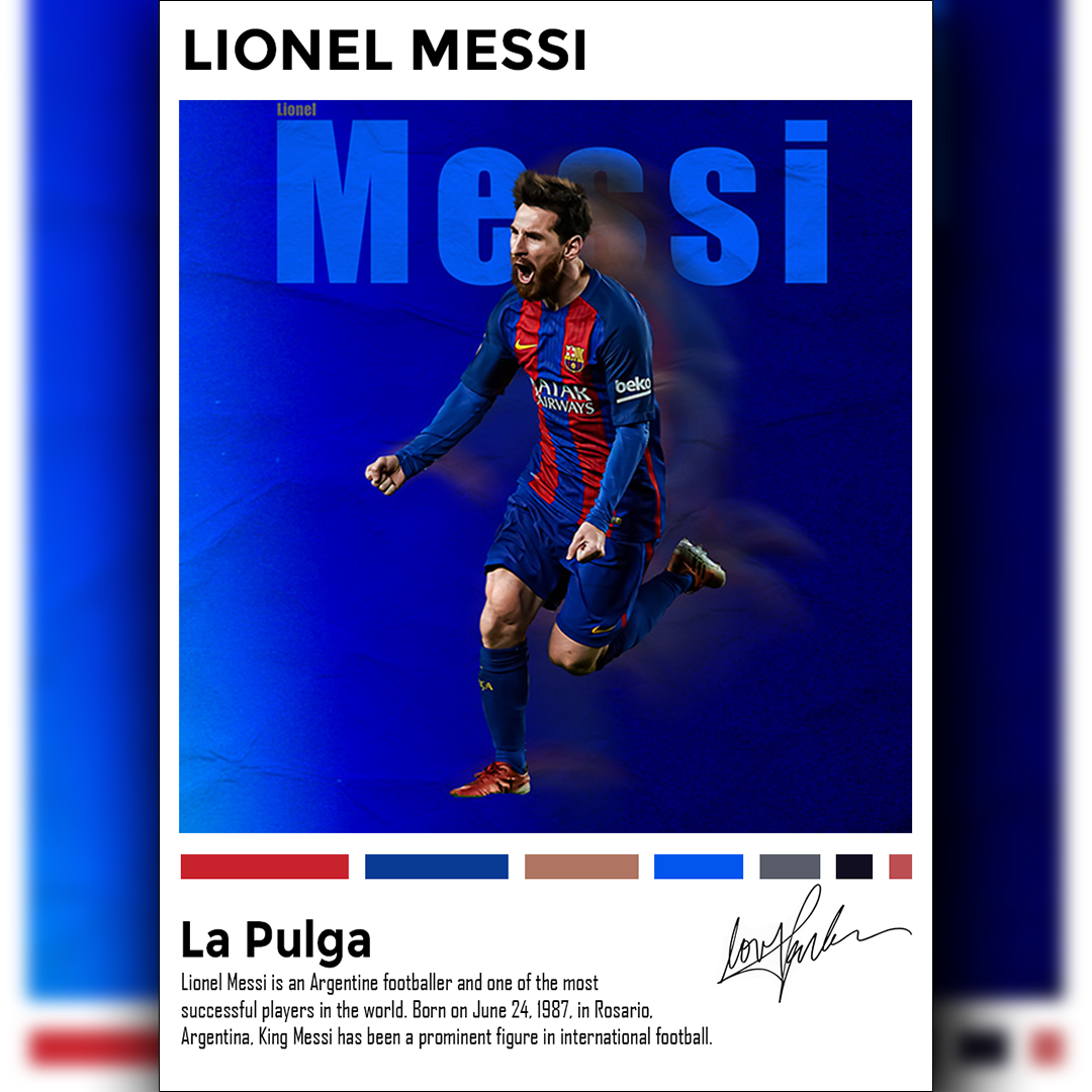 Lionel Messi Poster