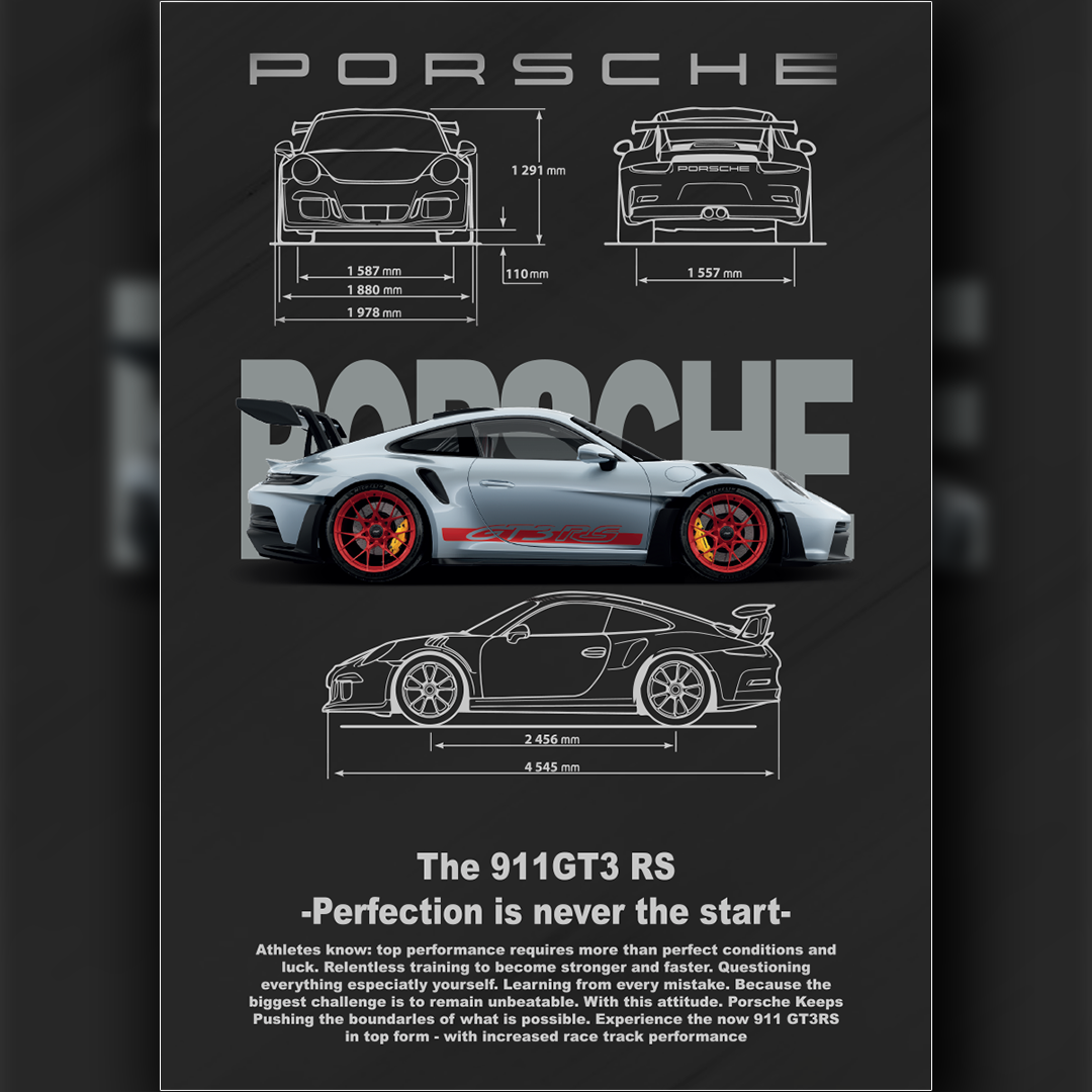 Porsche 911 GT3 RS Poster