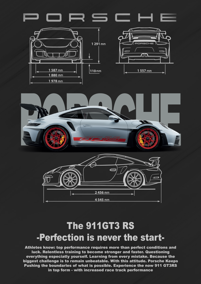 Porsche 911 GT3 RS Poster