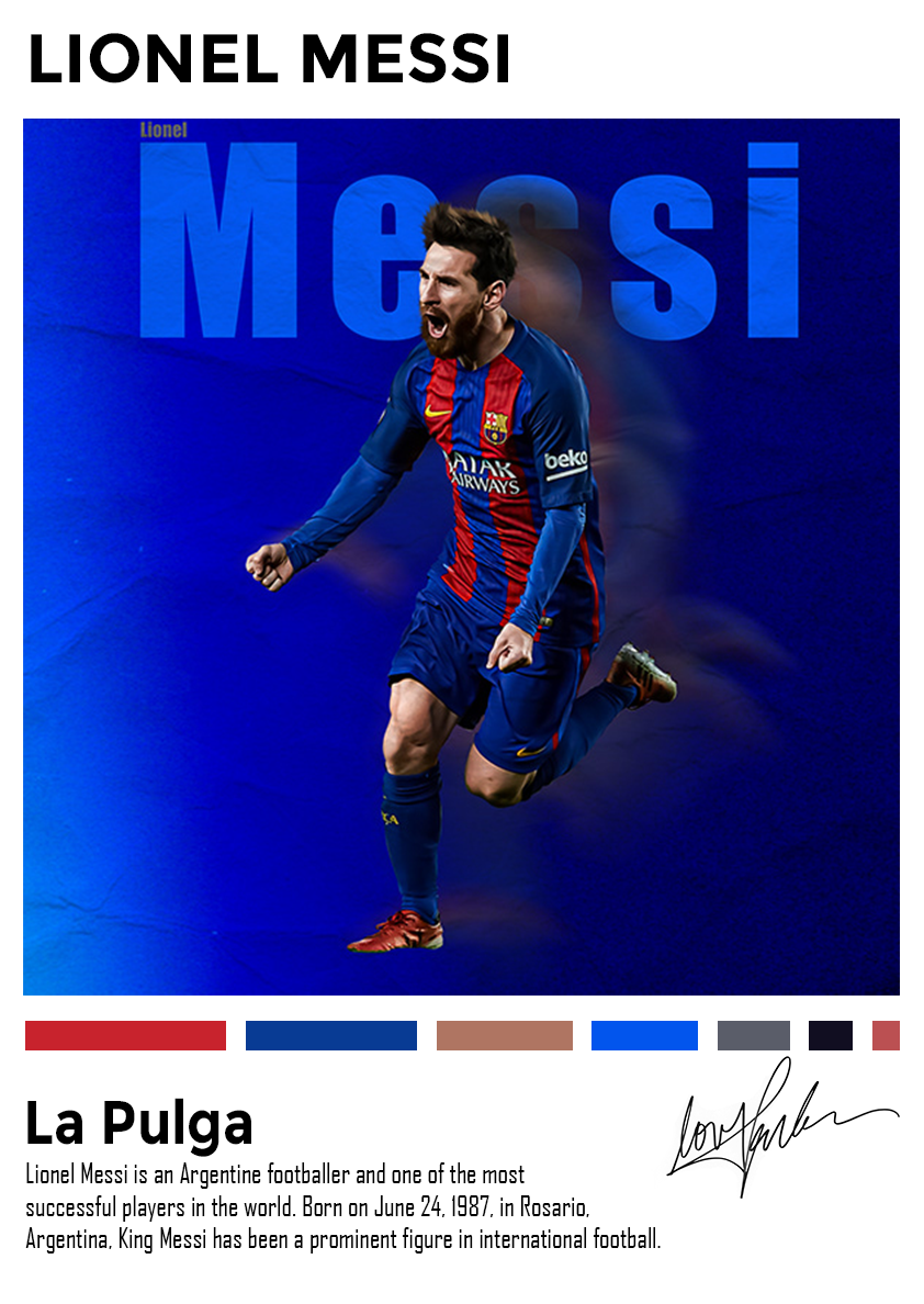 Lionel Messi Poster